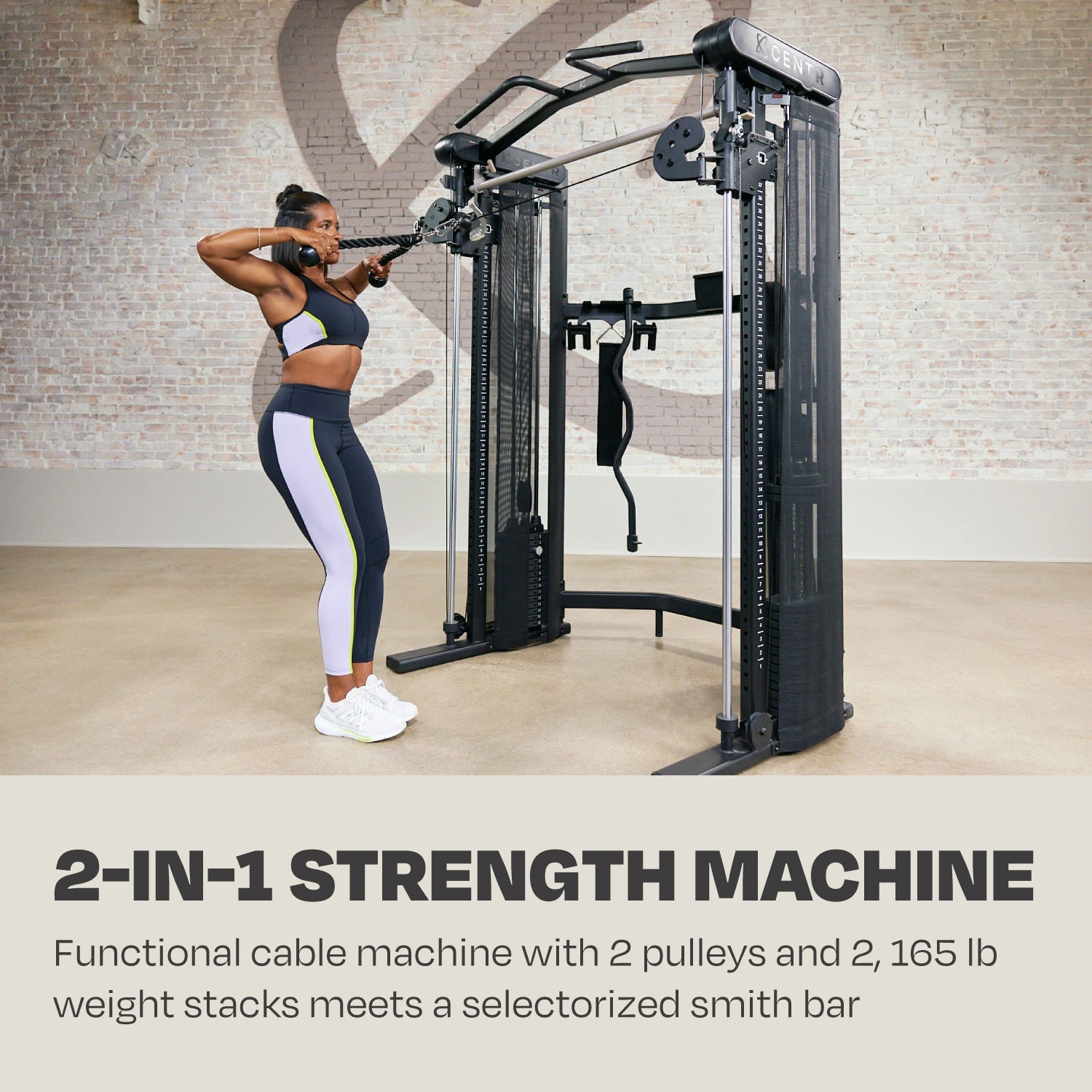 Centr 3 Home Gym Functional Trainer (with Selectorised Smith Machine) - Pre-Order