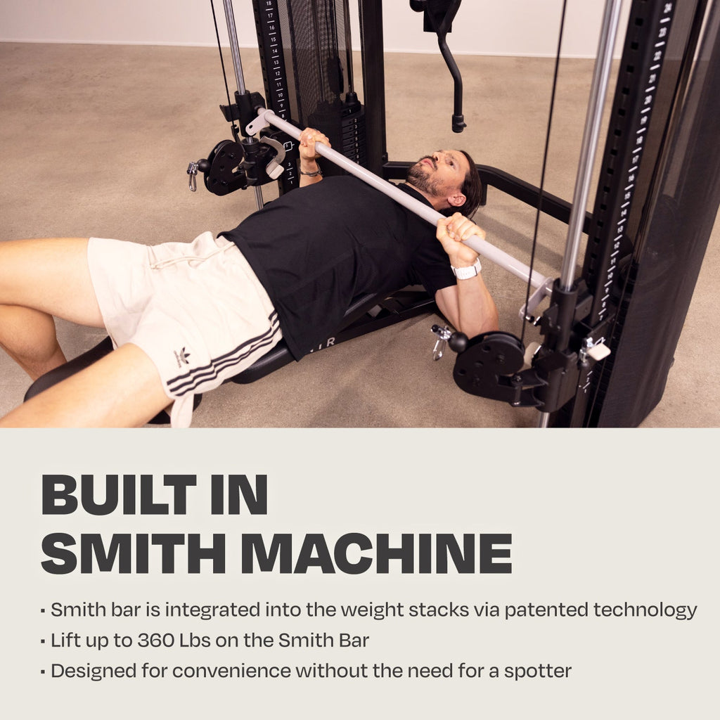 Centr 3 Home Gym Functional Trainer (with Selectorised Smith Machine) - Pre-Order