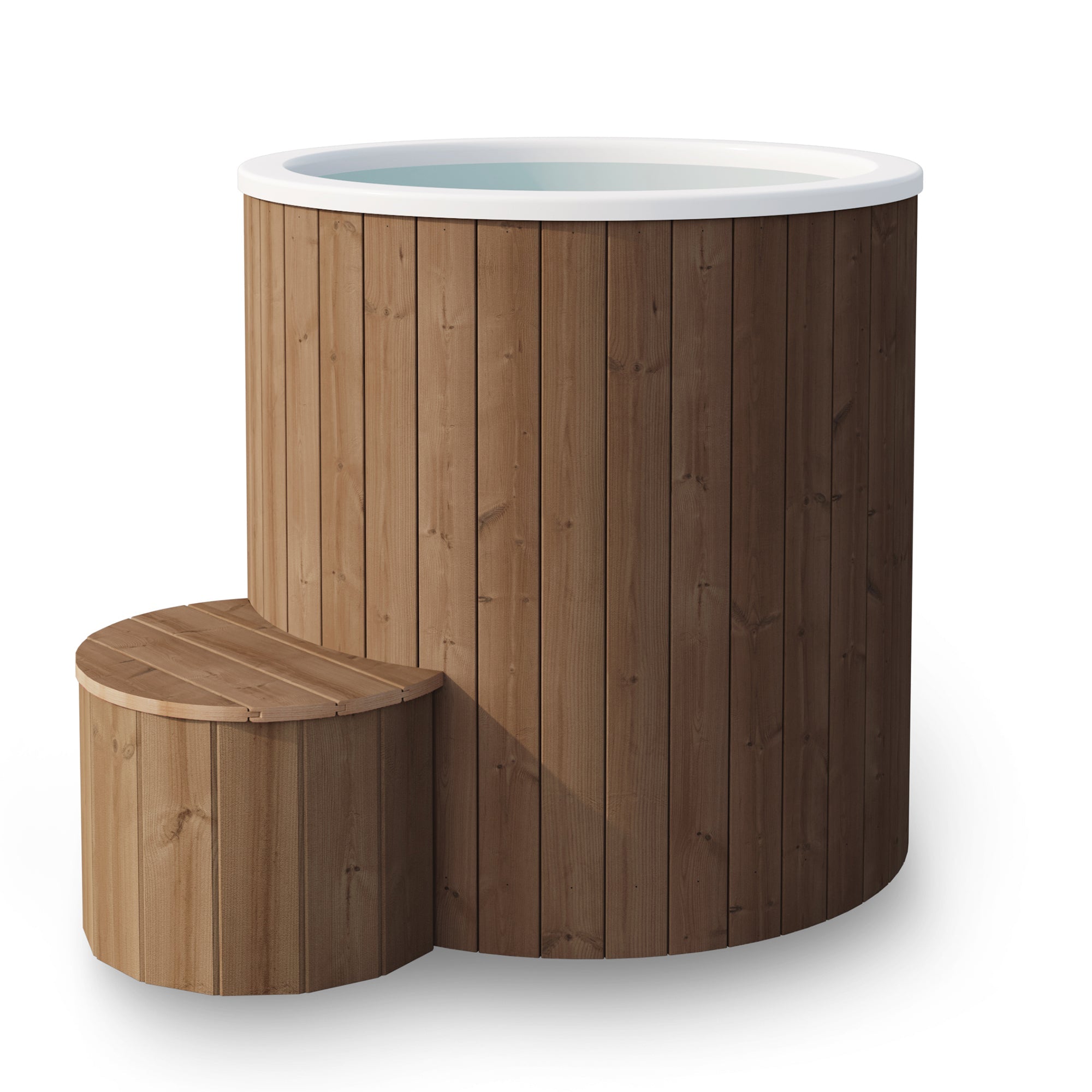 KC Wellness Cold Plunge 2.0 Thermo-wood Ice Bath - Suitable Chiller/Filter Unit