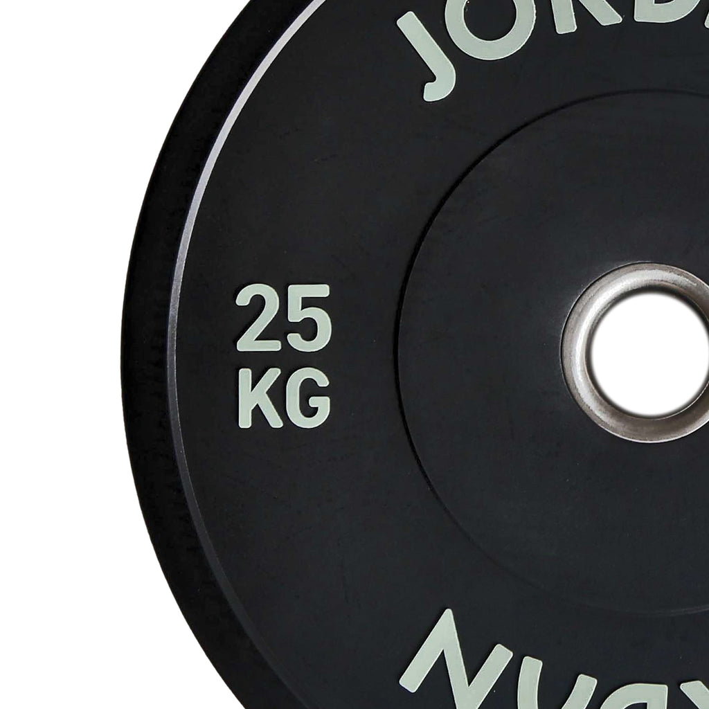 JORDAN® Black Rubber Bumper Weight Plates - NEW DESIGN