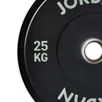 JORDAN® Black Rubber Bumper Weight Plates - NEW DESIGN