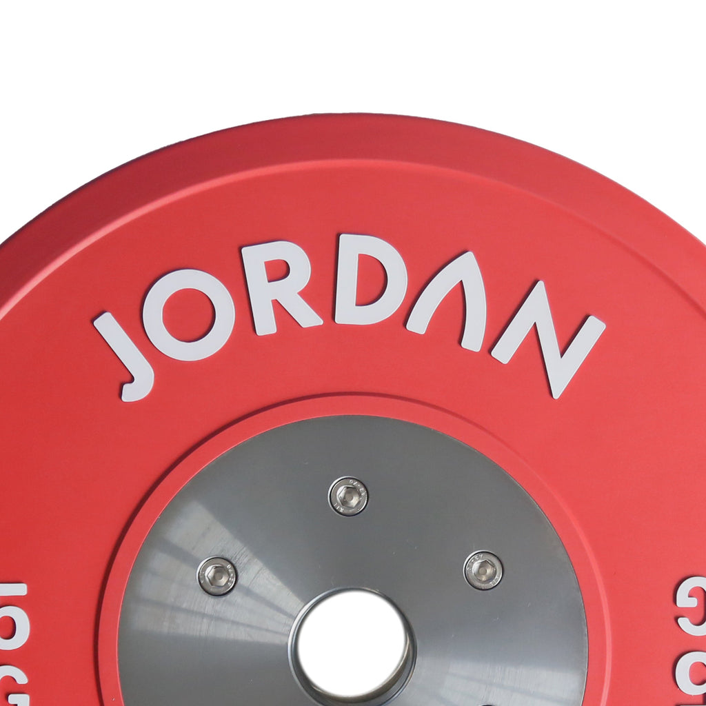 JORDAN® Coloured Rubber Calibrated Competition Weight Plate - NEW DESIGN