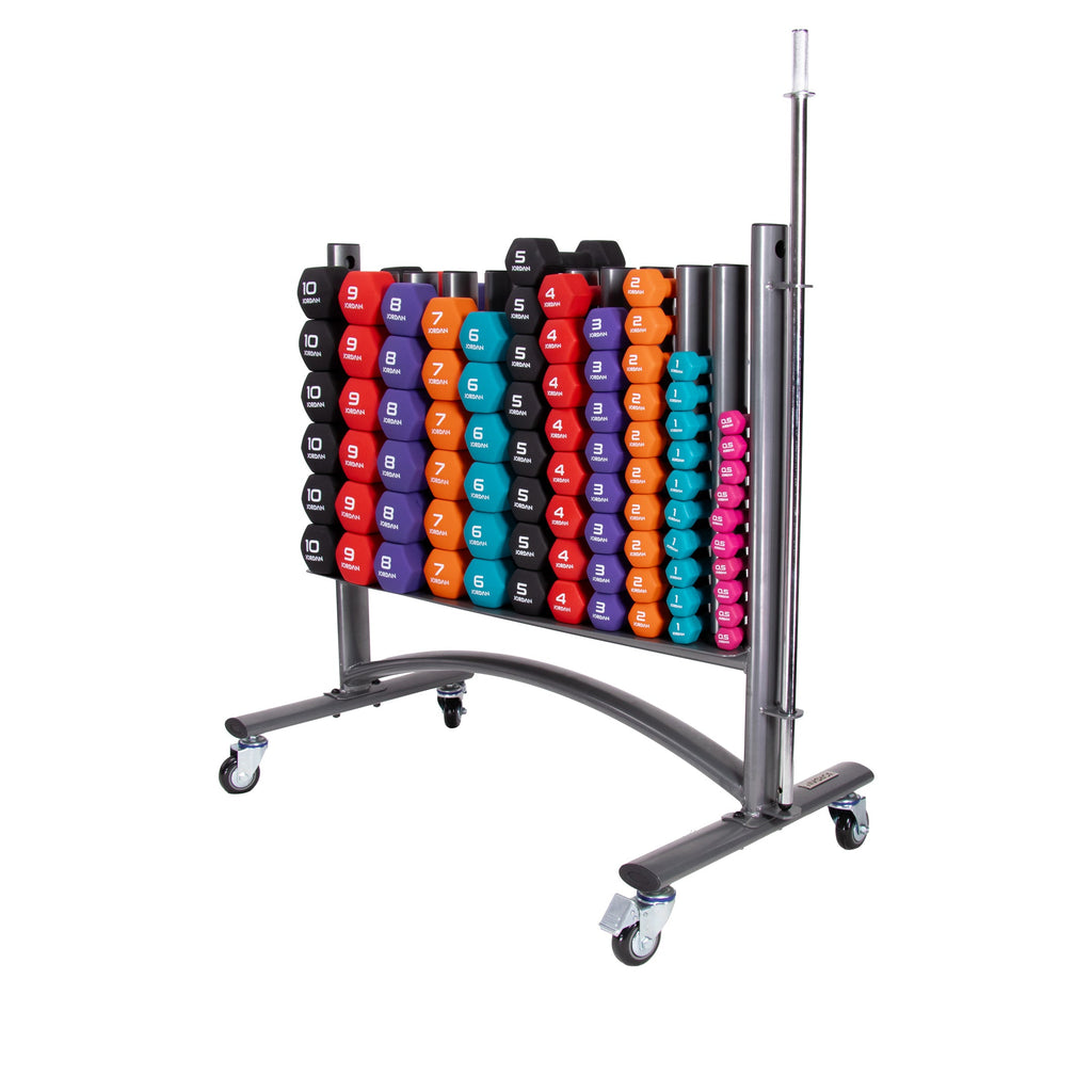 JORDAN Hex Neoprene Studio Dumbbell Sets