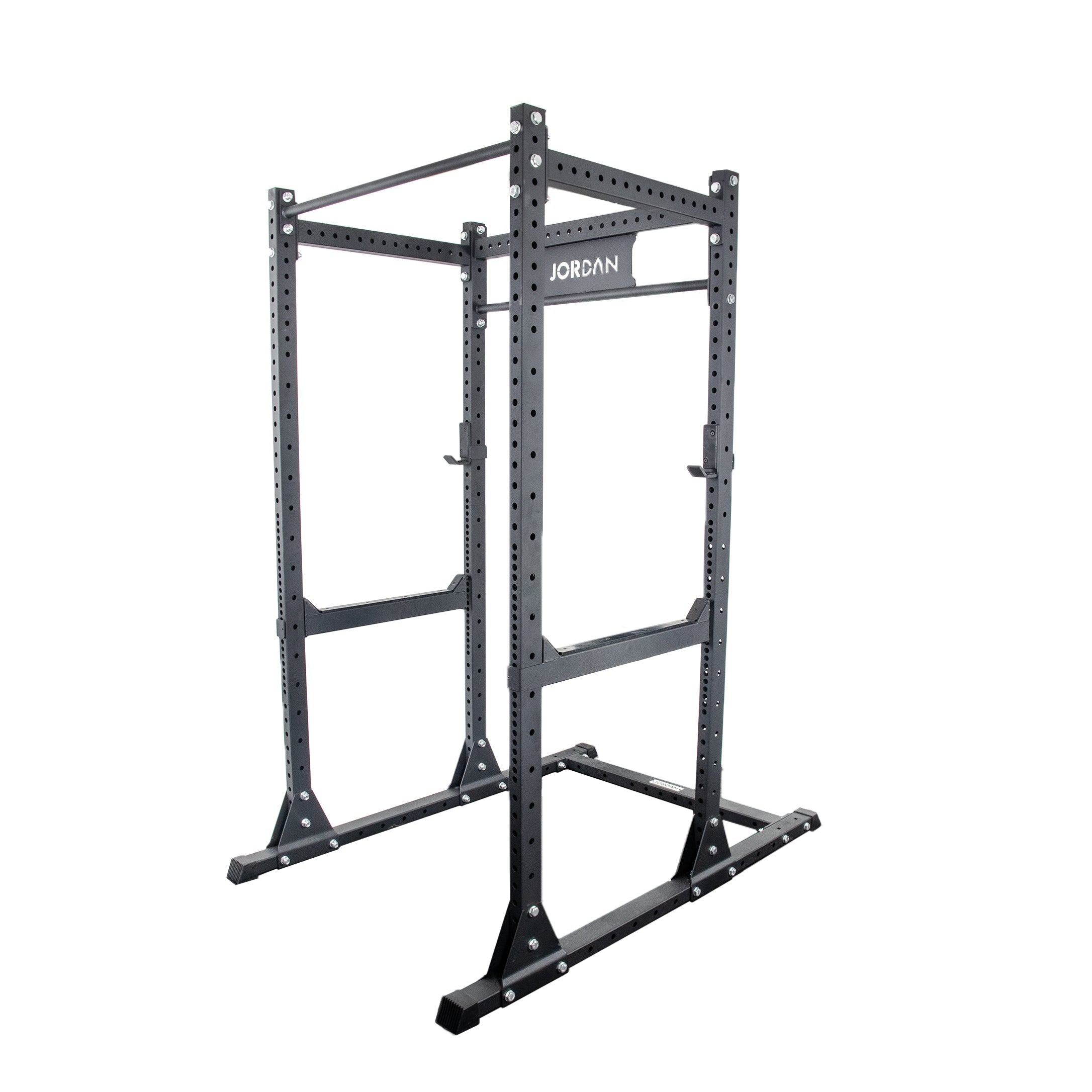 JORDAN® HELIX Freestanding Power Rack [LTR] with J-Hooks & Safety Bar