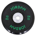 JORDAN® Black Urethane Competition Weight Plate - Coloured Text