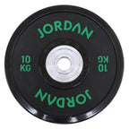 JORDAN® Black Urethane Competition Weight Plate - Coloured Text