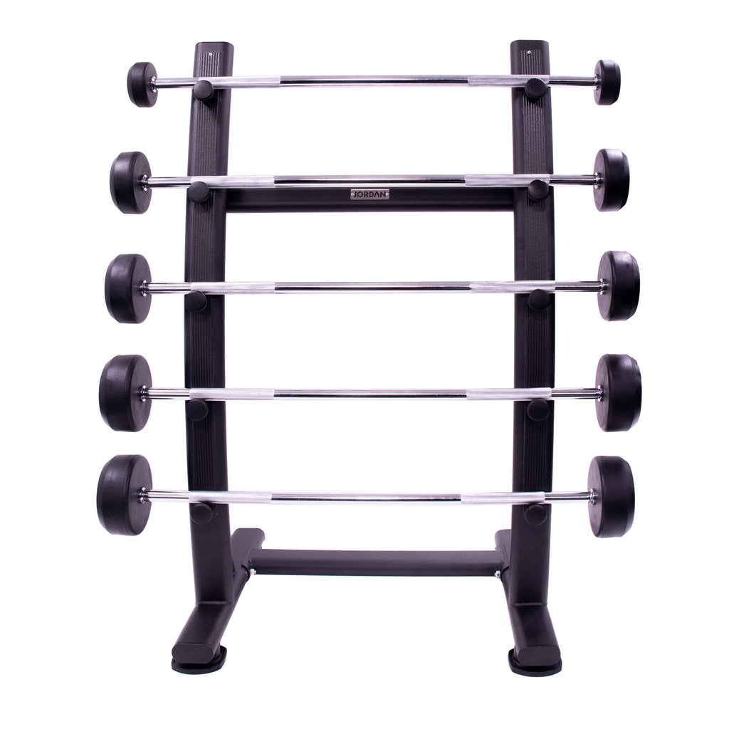 JORDAN Single Sided 5 Bar Barbell Rack