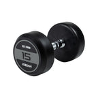 JORDAN Rubber Dumbbells - Up to 70kg (Grey)