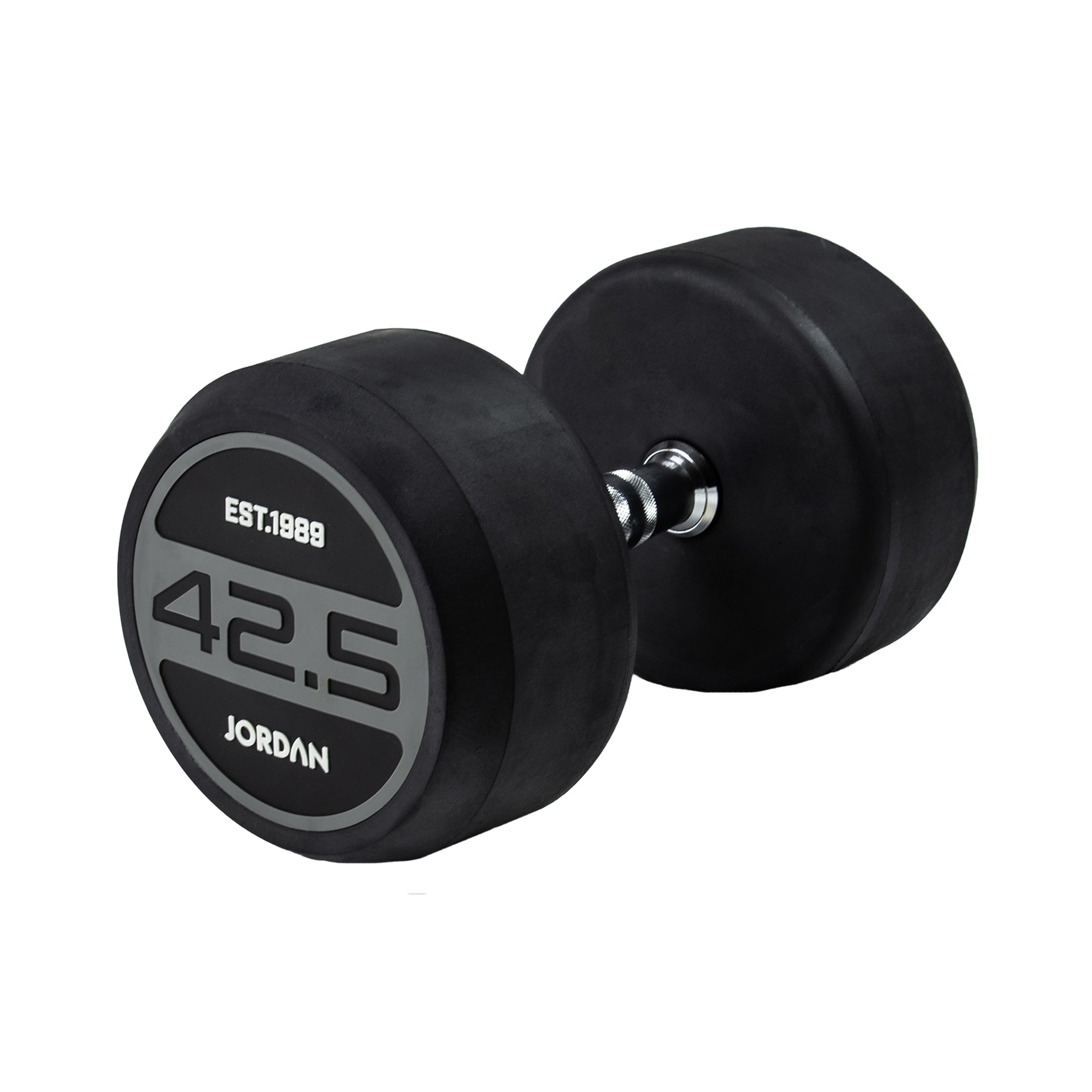 JORDAN Rubber Dumbbells - Up to 70kg (Grey)