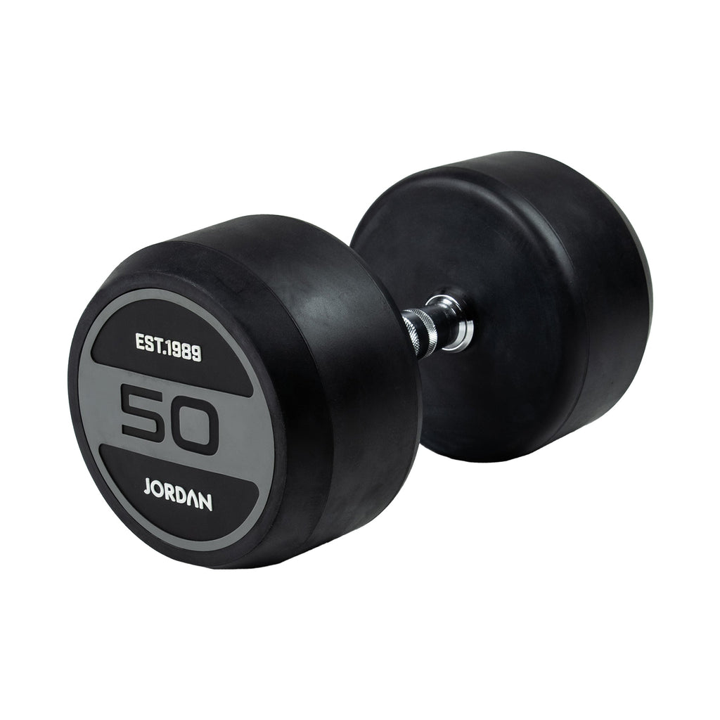 JORDAN Rubber Dumbbells - Grey
