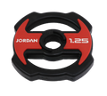 SAVE 50%! JORDAN Ignite V2 Urethane Studio Barbell Plates (Red/Black)