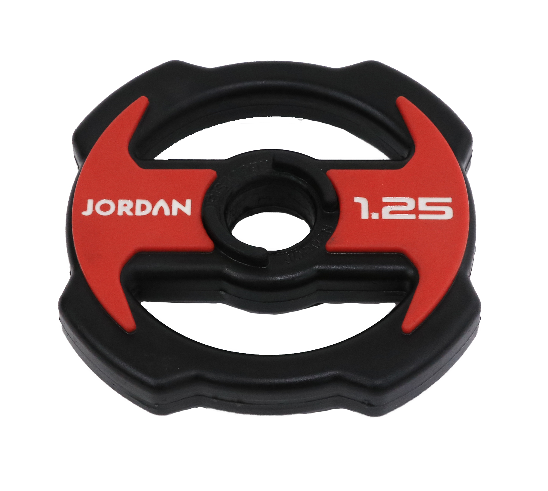 SAVE 50%! JORDAN Ignite V2 Urethane Studio Barbell Plates (Red/Black)