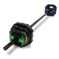 SAVE 50%! JORDAN Ignite V2 Urethane Studio Barbell Sets - Colour Coded