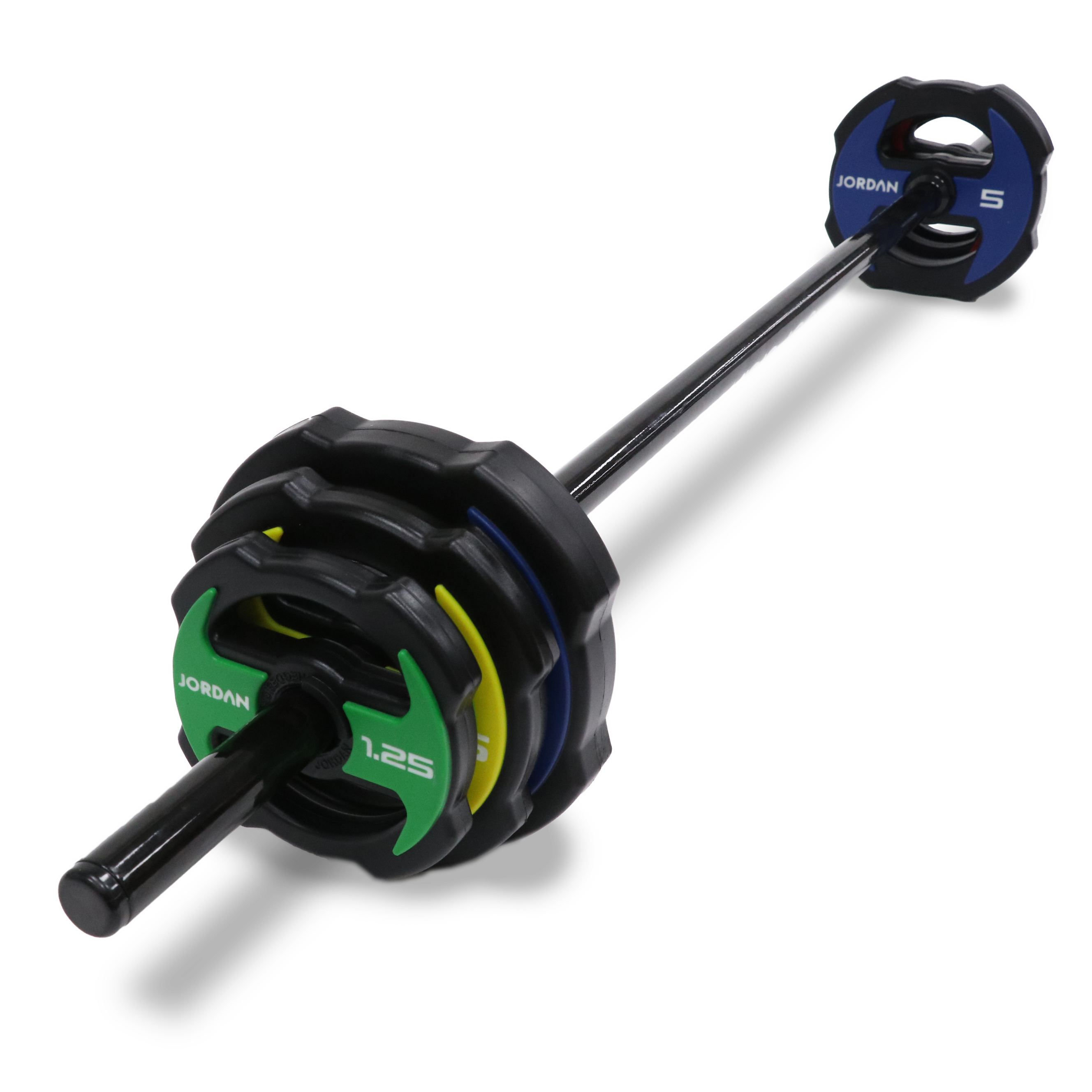 SAVE 50%! JORDAN Ignite V2 Urethane Studio Barbell Sets - Colour Coded
