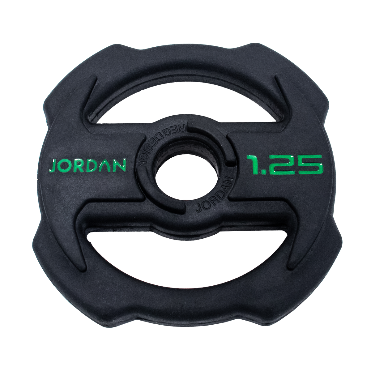 Jordan Plate Insert SAVE 50%! JORDAN Ignite V2 Rubber Studio Barbell Plates 1.25kg (Discon
