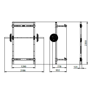 JORDAN Folding Multi-Use Gym Rack