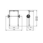 JORDAN Wall Mounted Gym Rack