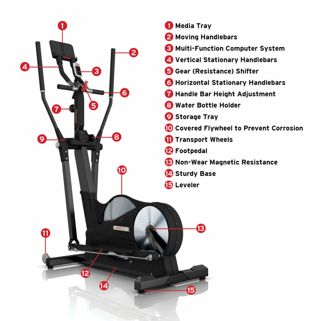 M5i Strider Elliptical Machine
