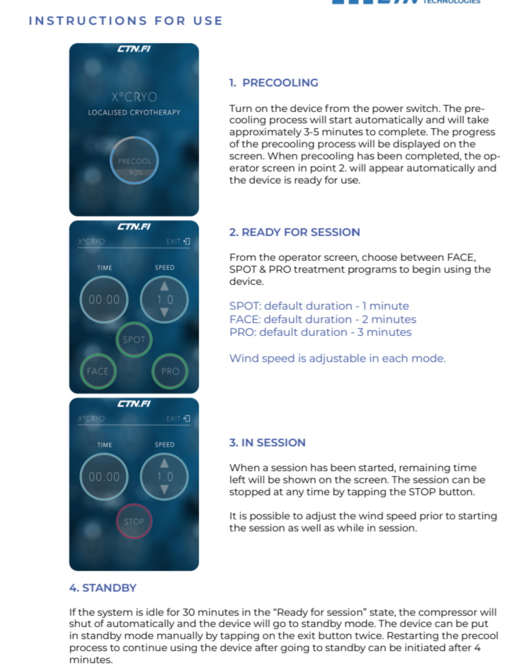 XCRYO - Plug and Play
