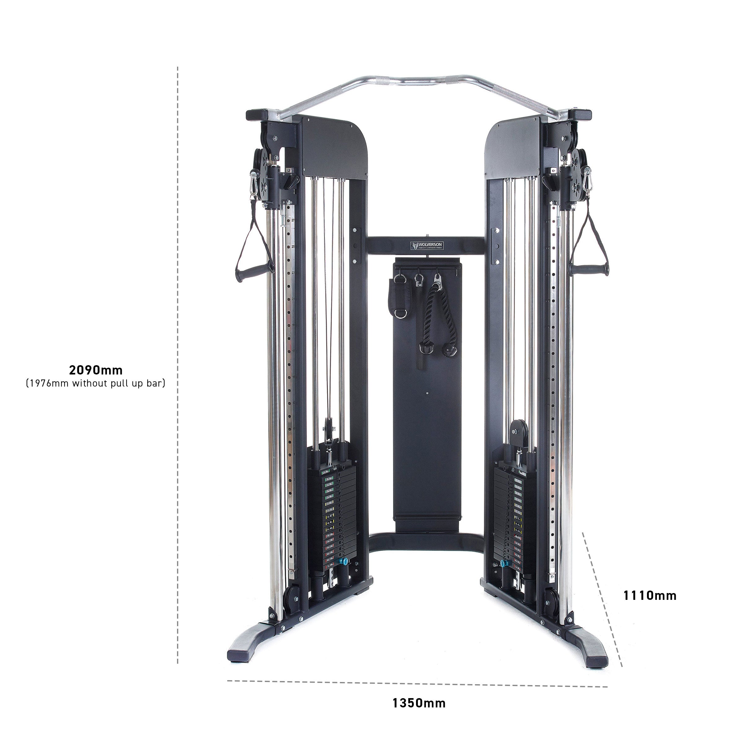 Wolverson Compact Dual Adjustable Pulley System