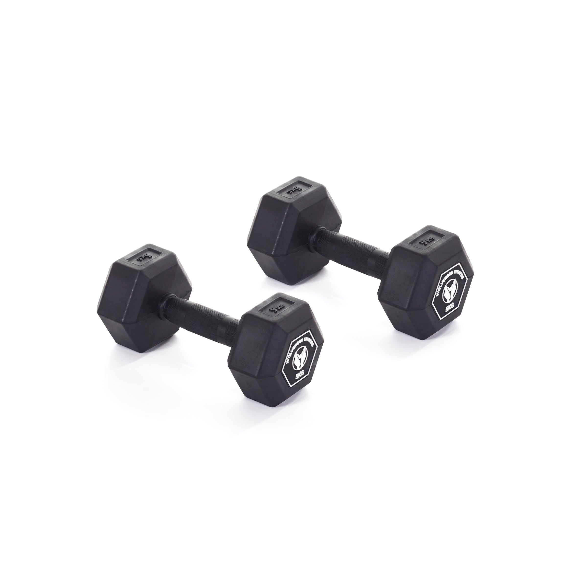 Wolverson Rubber HEX Dumbbell Pairs - EX Event